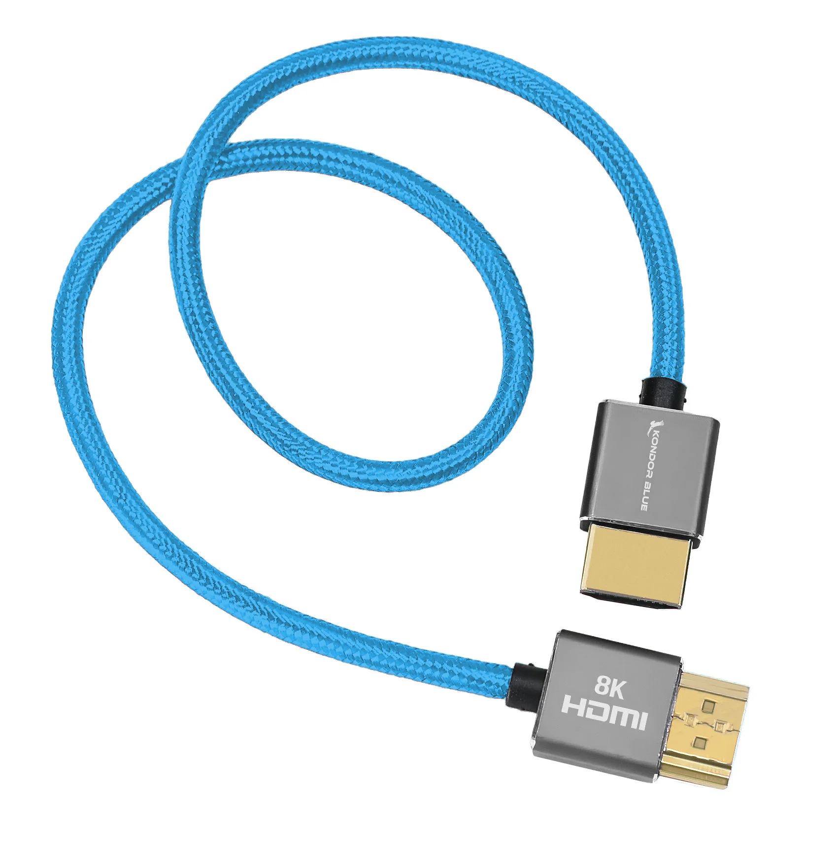 8K HDMI 2.1 17" Braided Cable for On-Camera Monitors - Image 3