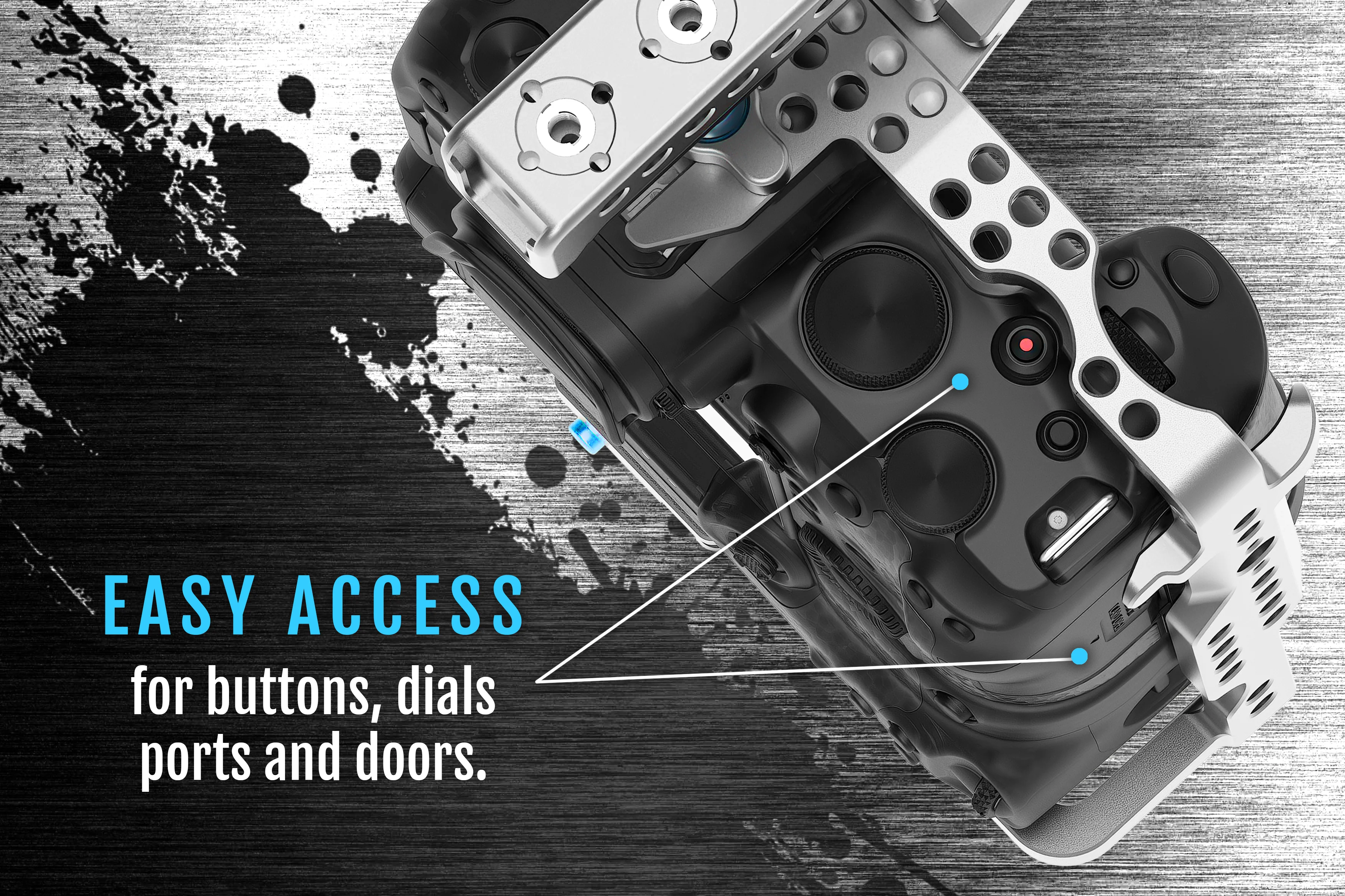 Canon R5/R6/R Arca Battery Grip Cage - Image 8