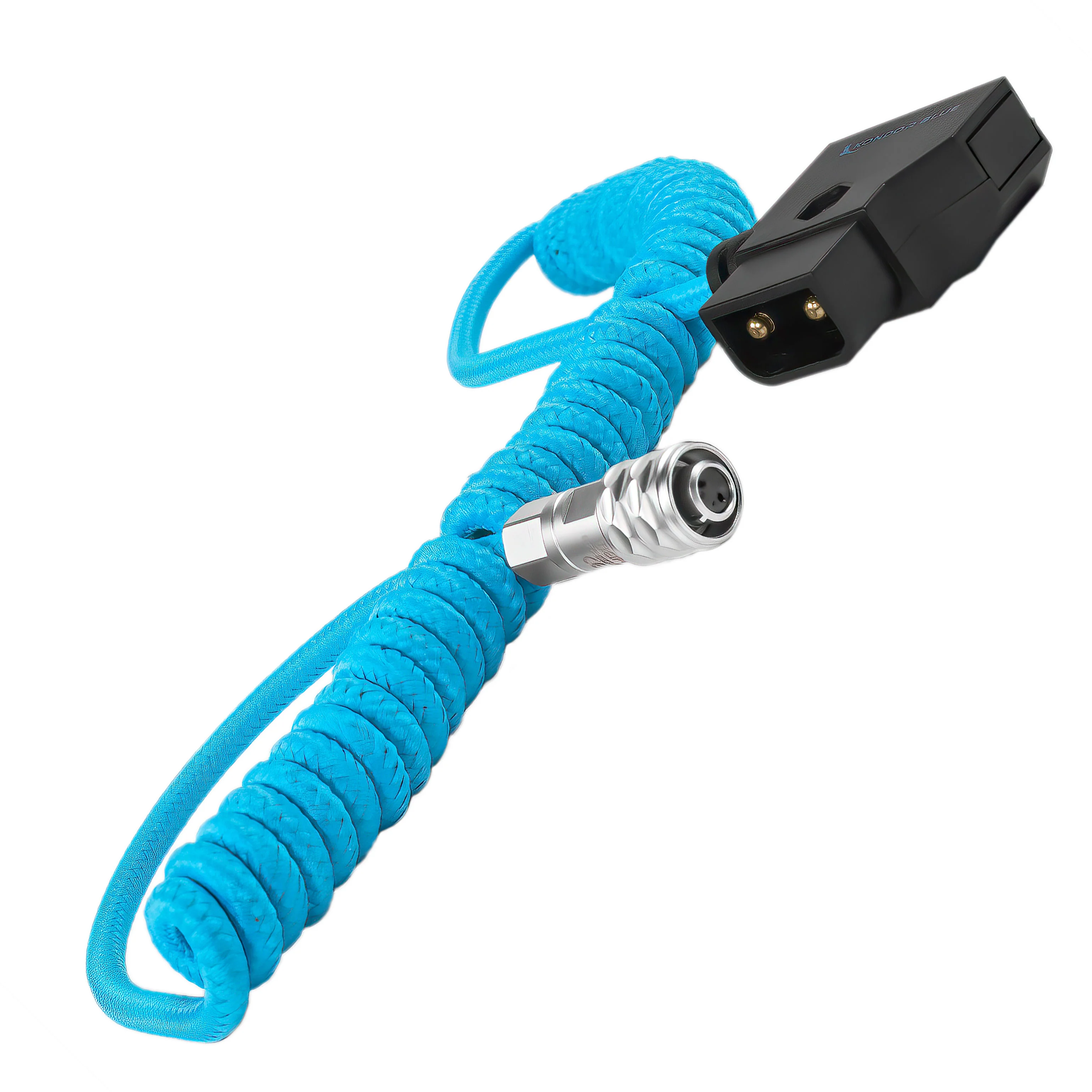 Coiled D-Tap to BMPCC 4K/6K Pro Power Cable for Blackmagic - Image 5