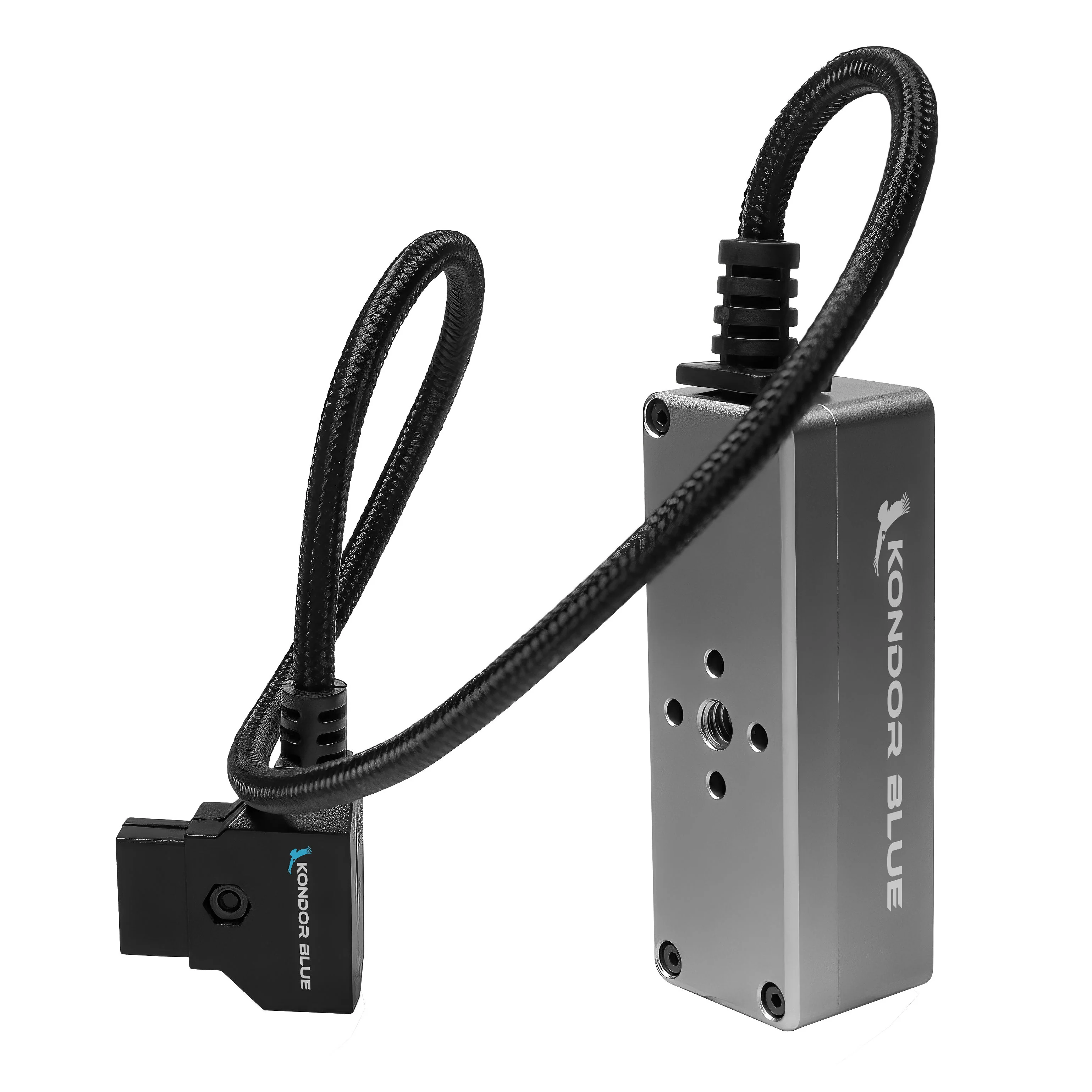 12V Metal D-Tap Hub Voltmeter 4 Way Port Power Tap Splitter (1/4”-20 Threads) - Image 4