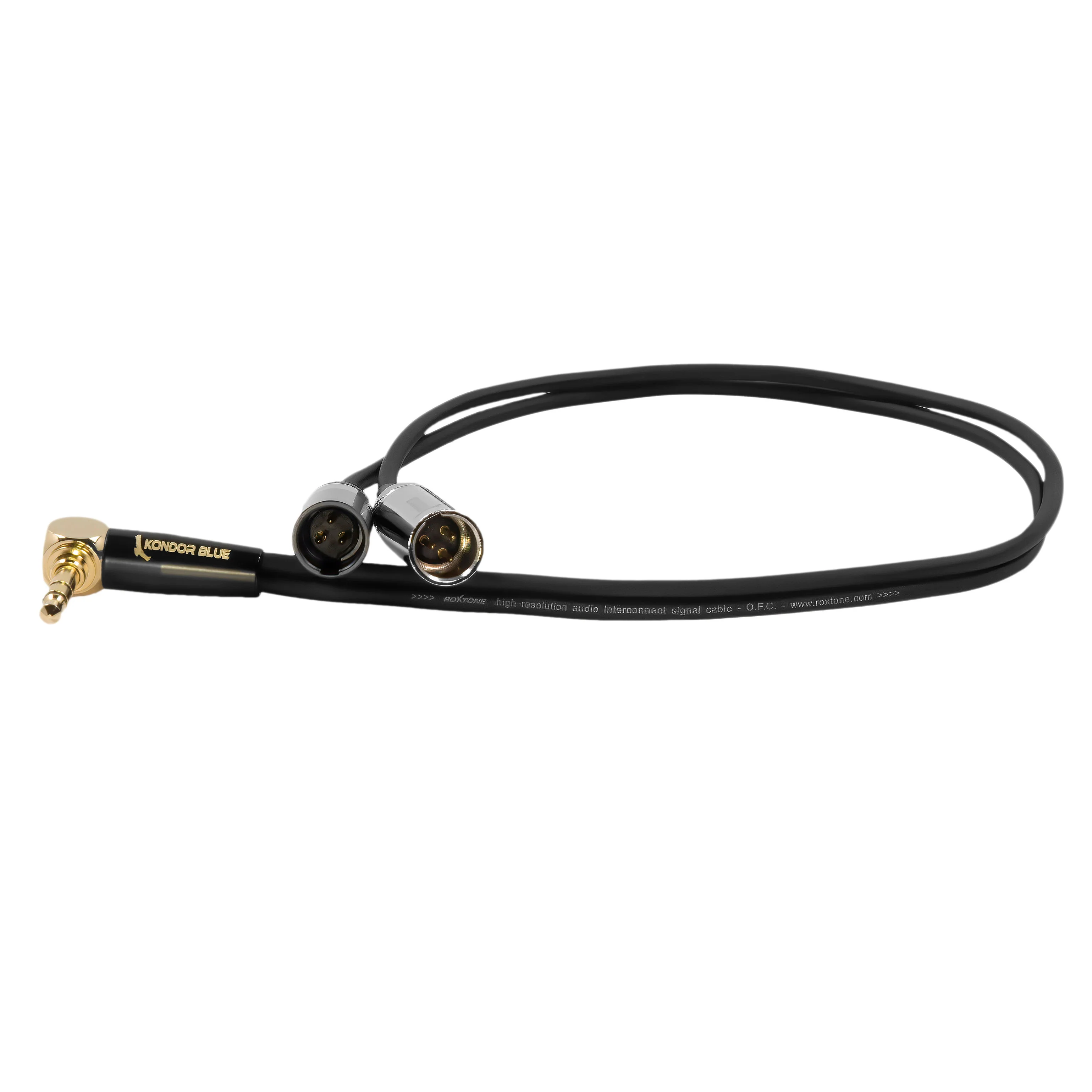 Dual Mini XLR Male to 3.5mm Stereo TRS Right Angle for BMPCC 6K Pro/C70/RODE Wireless Go II - Image 4