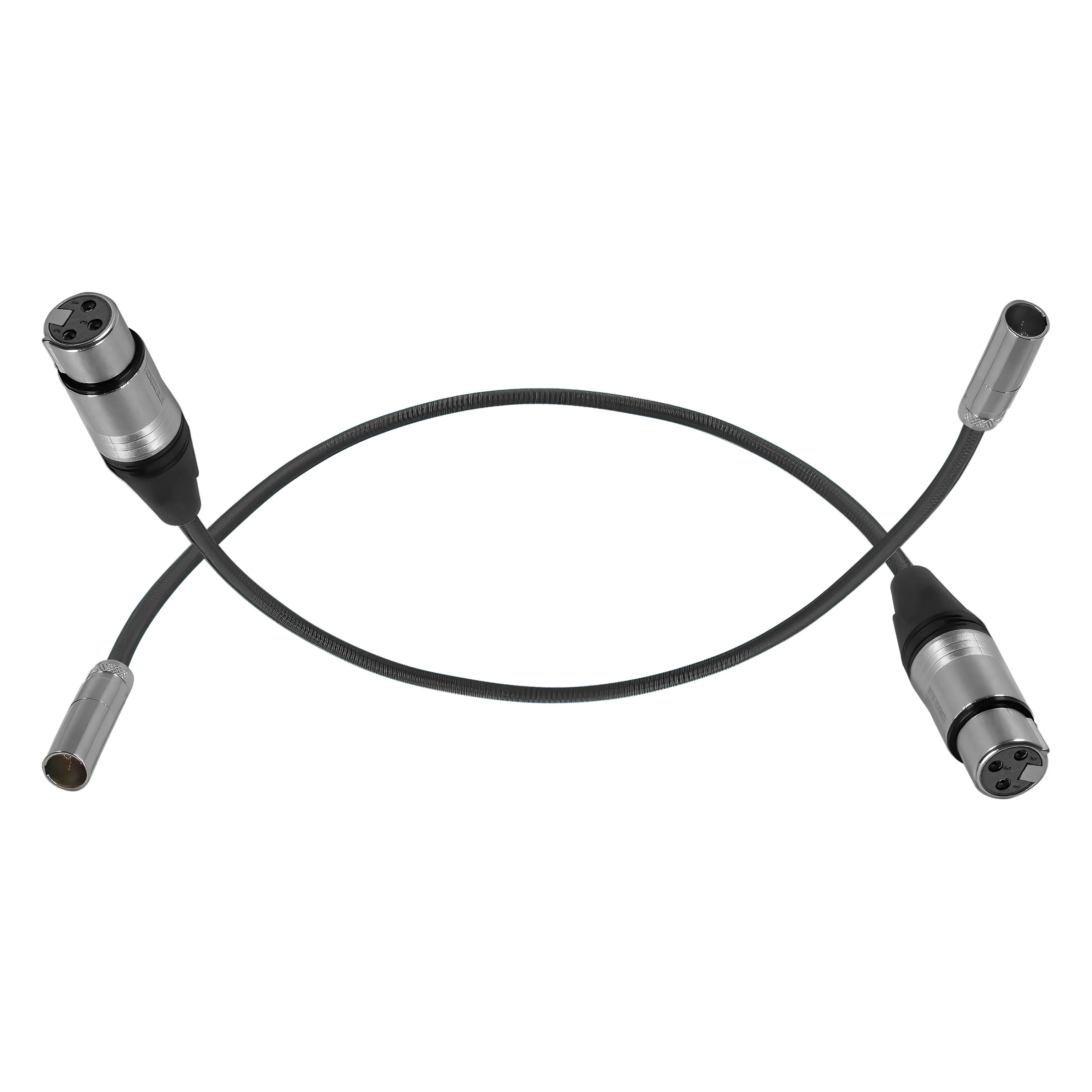 Mini XLR Male to XLR Female 16" Audio Cable (2 Pack)  for BMPCC & C70 - Image 4