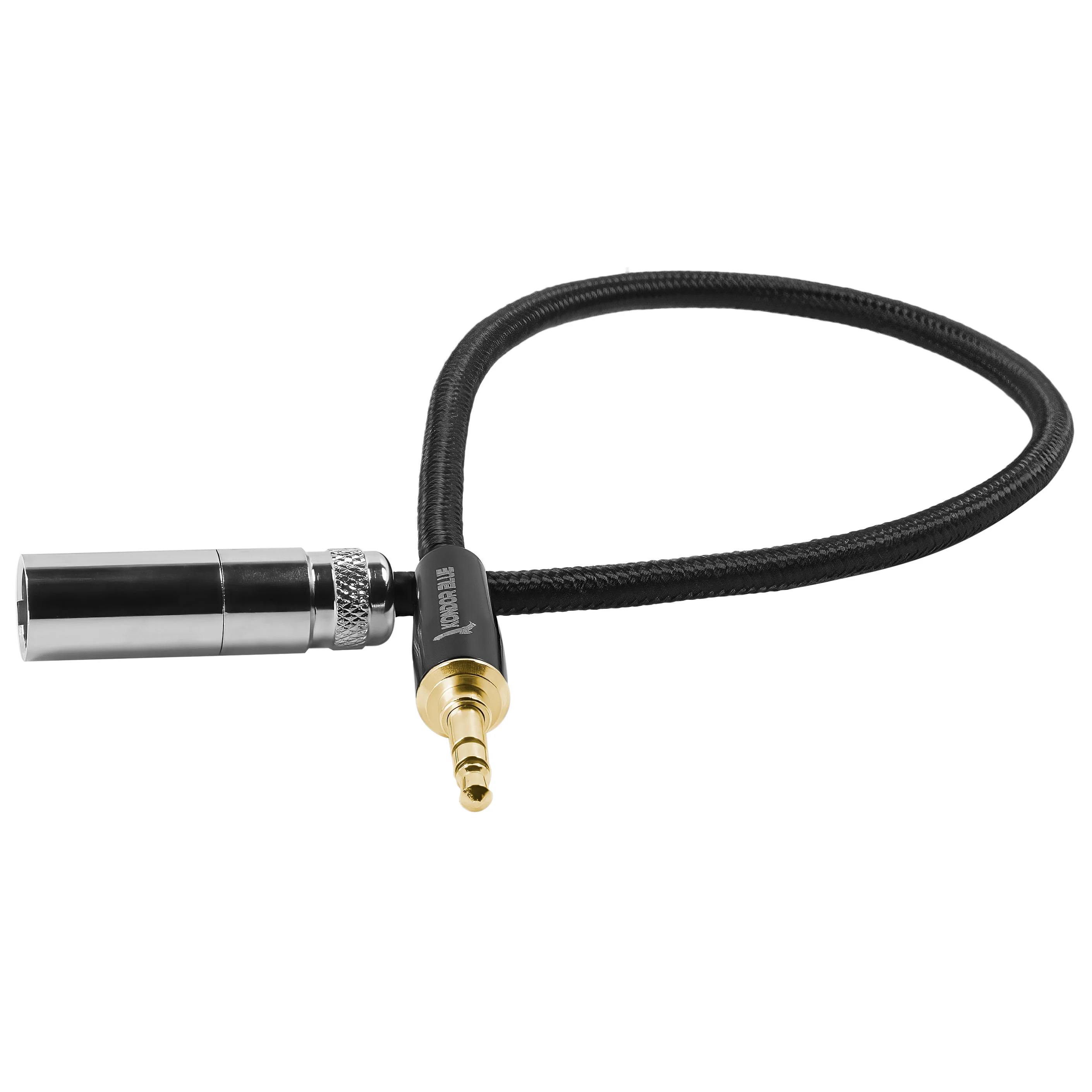 14” Mini XLR to Gold 3.5mm Stereo Plug for Line Level Devices - Image 3