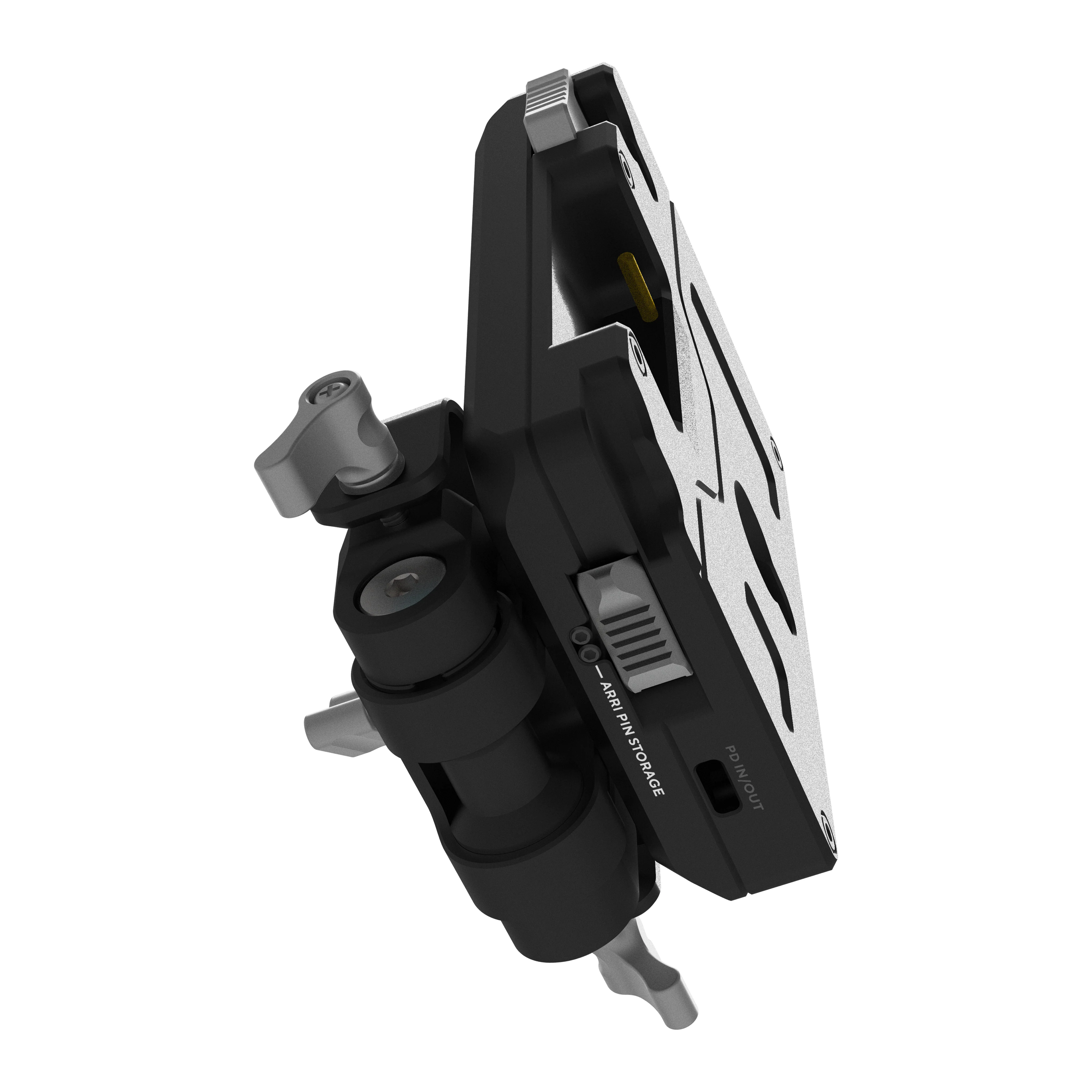 Gold Mount Pro Battery Plate with Swiveling Rod Block - Image 9