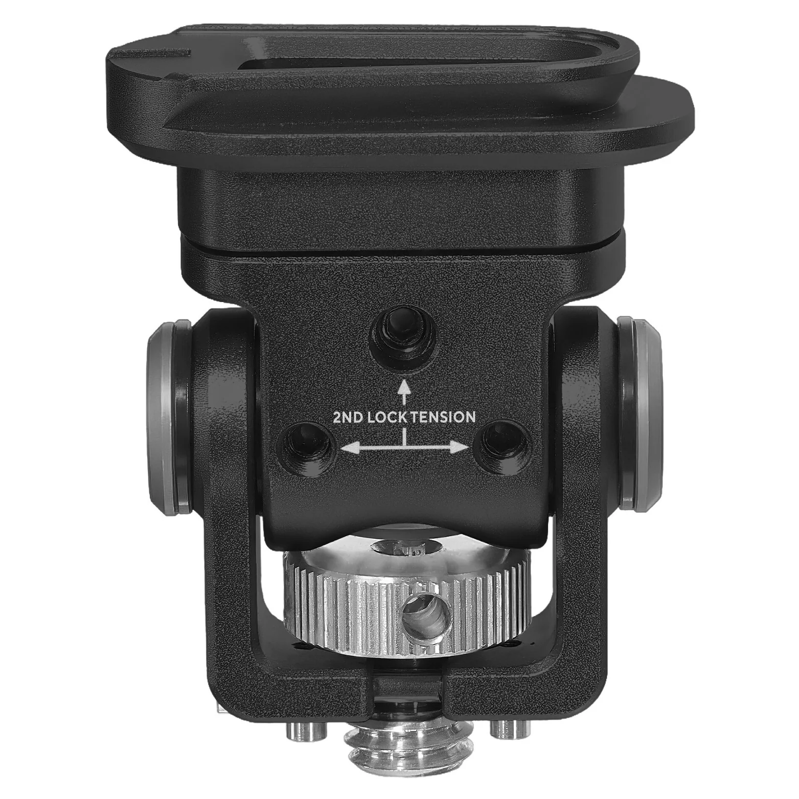 Mini Lock QR Swivel Tilt Monitor Mount with ARRI Pin (Pan/Tilt) - Image 5