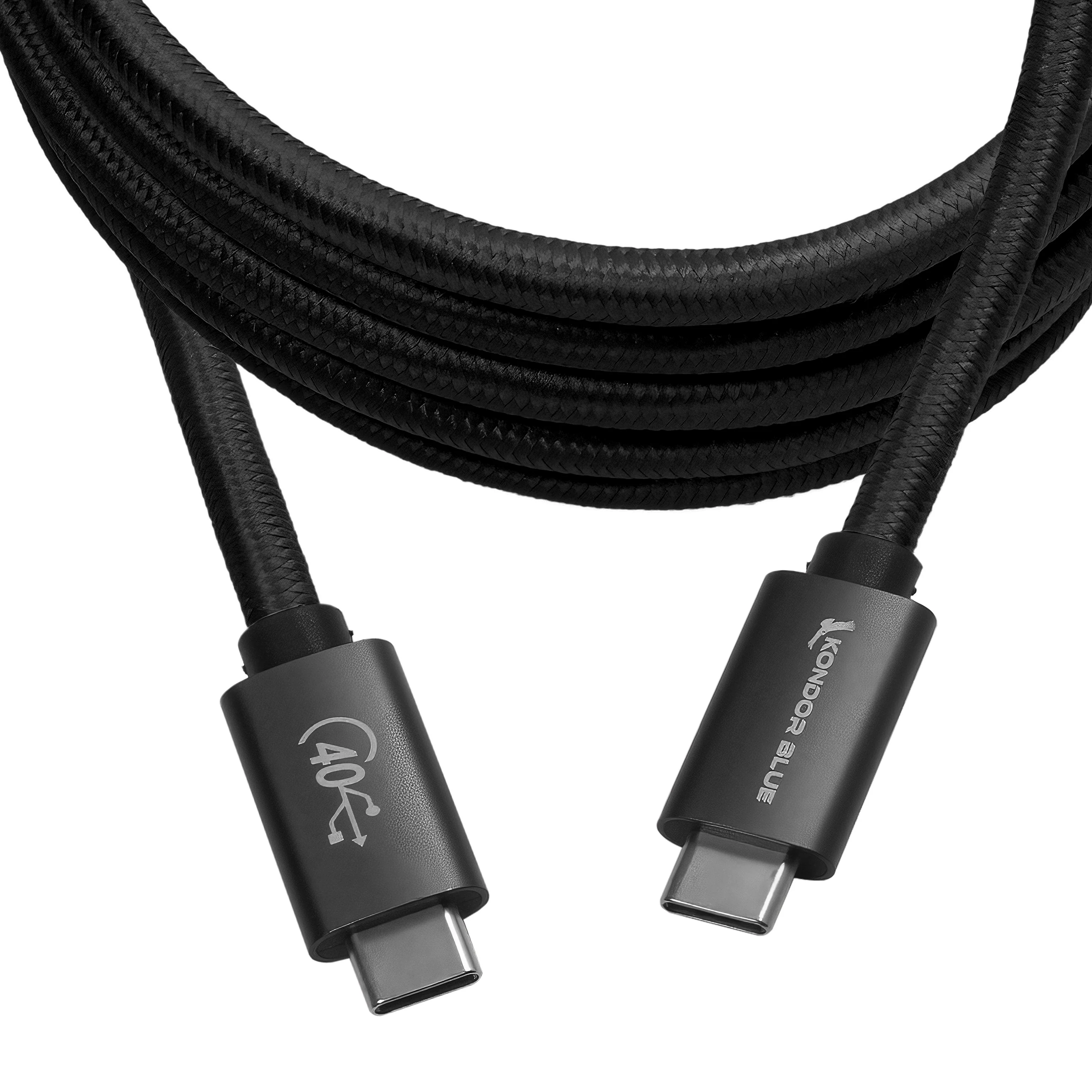 Thunderbolt 4 Compatible USB 4.0 Type C Cable Blazing 40G Speeds 5A 100W - Image 8